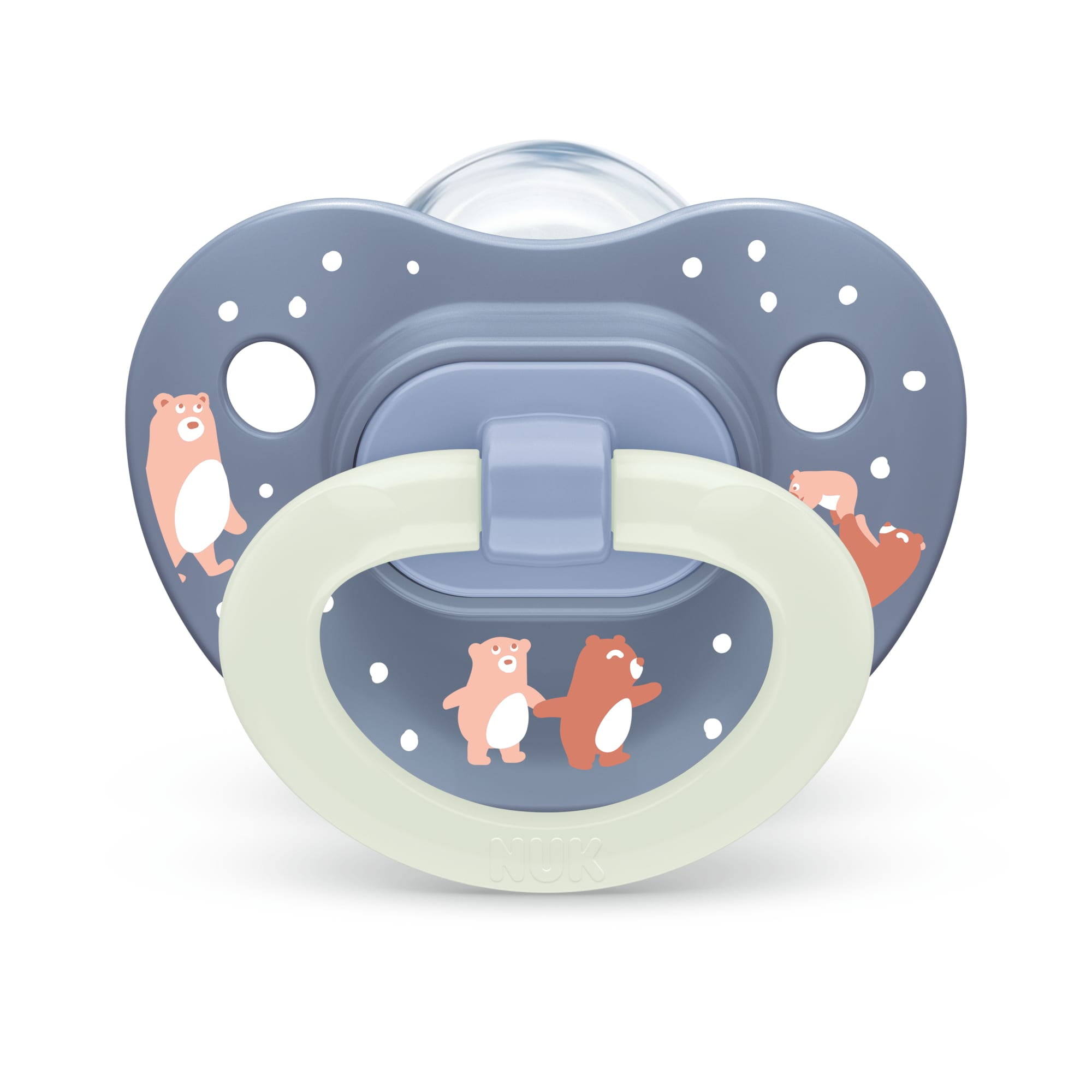 NUK First Choice Classic Night Fopspenen | 0-6 Maanden | Orthodontische