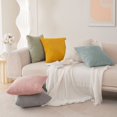 thumbnail image 2 of Nordic style solid color striped corduroy pillow living room sofa cushion cover home decoration pillow cover, 2 of 6