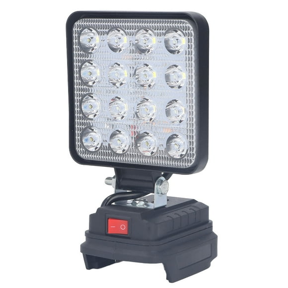 Projecteur De Construction à LED, Fyearfly Lampe De Travail à LED 18 V Fonctionnant Sur Batterie Au Lithium Pour BL1830 BL1840 BL1850 BL1860 Projecteur à LED Lumineux Projecteur Portable Lampe De Chan
