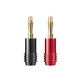 thumbnail image 4 of Monoprice 10 Pair Affinity Series 24k Gold Speaker Banana Plug, 4 of 6