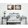 thumbnail image 6 of Kate and Laurel Sylvie Vintage Half Basketball and Vintage Basketball Net Framed Canvas Wall Art Set by Saint and Sailor Studios, 2 Piece 18x24 Dark Gray, Retro Sports Art for Wall, 6 of 6