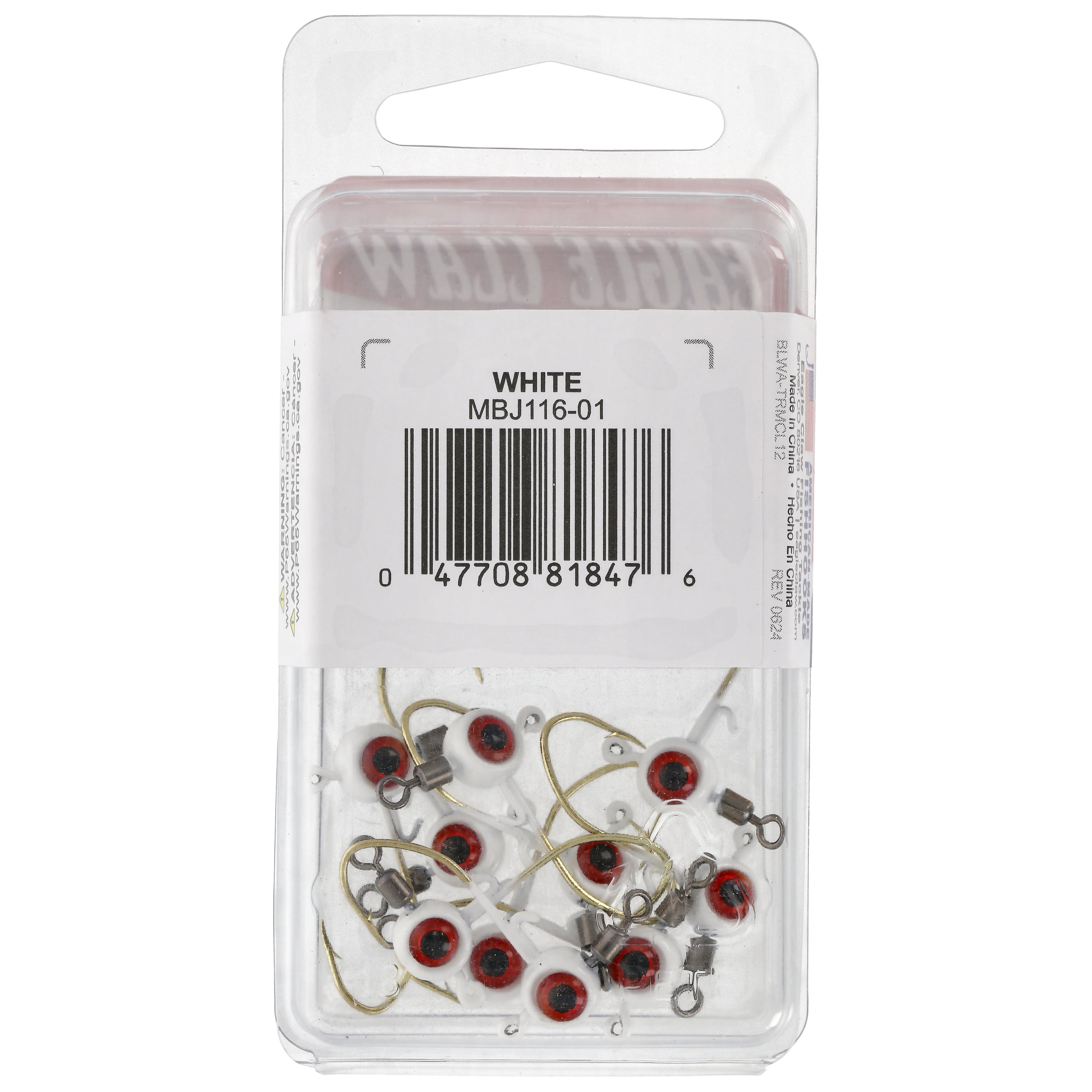Eagle Claw Ladder Jig 1/16 oz White