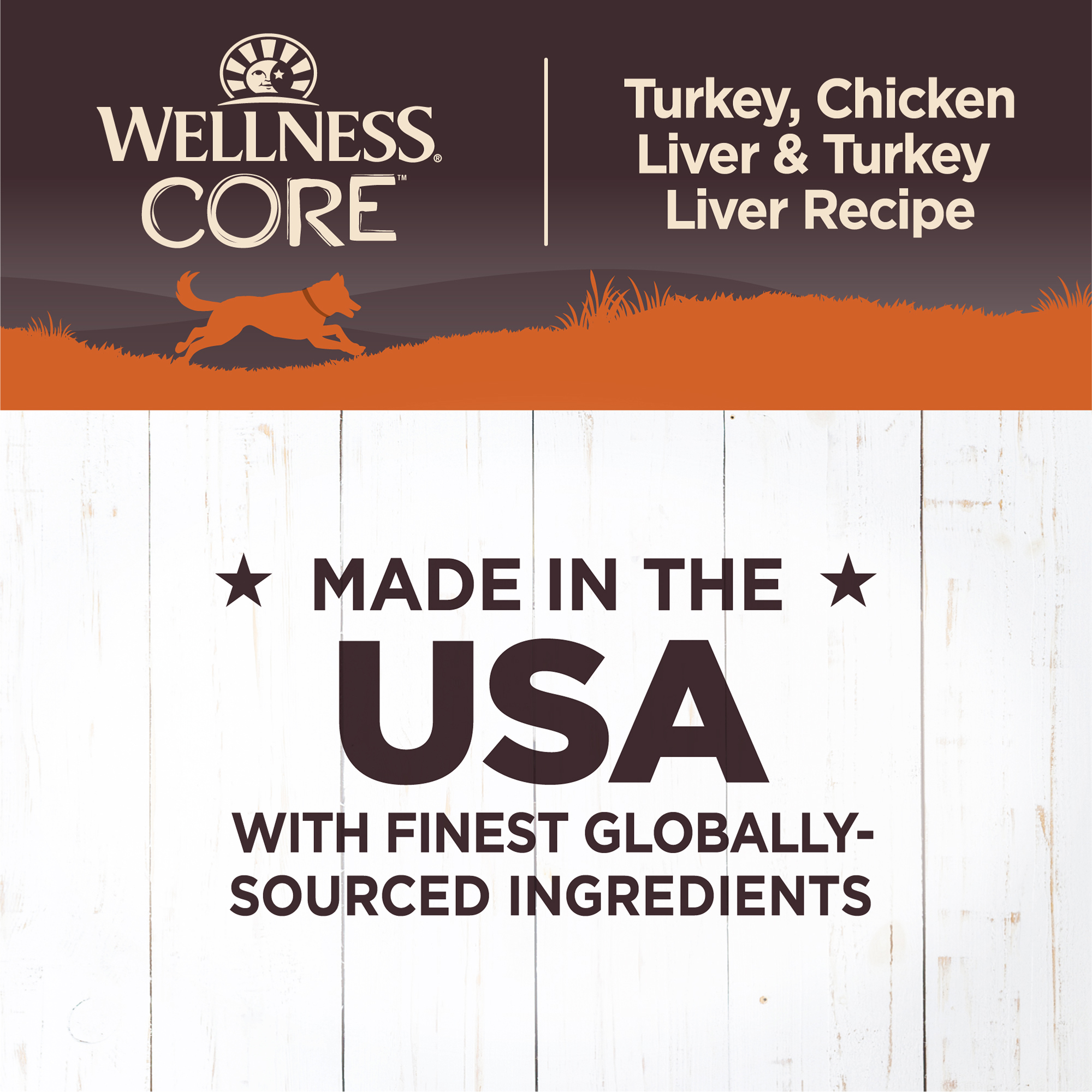 Wellness CORE Natural Wet Grain Free Canned Dog Food, Turkey & Chicken, 12.5-Ounce Can (Pack of 12) - image 4 of 7