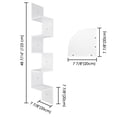 thumbnail image 4 of Yescom 4 Pack 5 Tiers Wall Mount Corner Shelf Display Shelves Organizer Gradienter Dorm Yescom Modern, 4 of 4