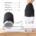 thumbnail image 4 of Germination Set, Germination Lid with 316 Stainless Steel Strainer, for Wide Mouth Quart Mason Jars, Germination Set, 4 of 5