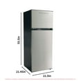 thumbnail image 6 of Frigidaire 21 in. 7.5 Cu. ft. Retro Refrigerator, Standard Door Style, Stainless Look - New, 6 of 13