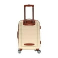thumbnail image 2 of Rockland Melbourne Hardside Luggage with Spinner Wheels, Carry-On 20", White, 2 of 2