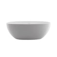 thumbnail image 1 of A&E Bath and Shower Mossen 59 In. X 28.3 In. Freestanding Bathtub In Matte White, 1 of 1