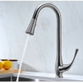 thumbnail image 2 of Anzzi  33 in. Elysian Farmhouse Stainless Steel Double Bowl Kitchen Sink & Faucet Set with Singer Faucet in Brushed Nickel, 2 of 16
