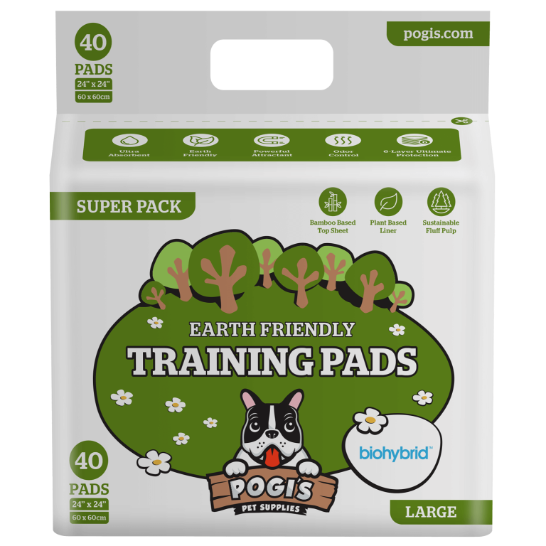 Pogi s Pet Supplies Large Earth Friendly Puppy Training Pads 24 x