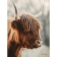thumbnail image 2 of Diener, Dakota 15x18 Black Ornate Wood Framed with Double Matting Museum Art Print Titled - Highland Pose, 2 of 4