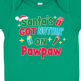 thumbnail image 4 of Inktastic Santa's Got Nothin' on Pawpaw with Christmas Presents Boys or Girls Baby Bodysuit, 4 of 5