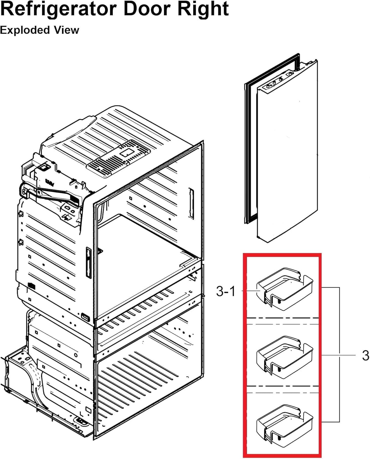 DA97-08406C Samsung Appliance Assembly Guard Ref-R