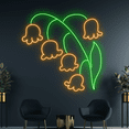 thumbnail image 3 of Glowneon Tulip Flowers Neon Sign, Plant Flowers Shop Led Light Decor, 3 of 4