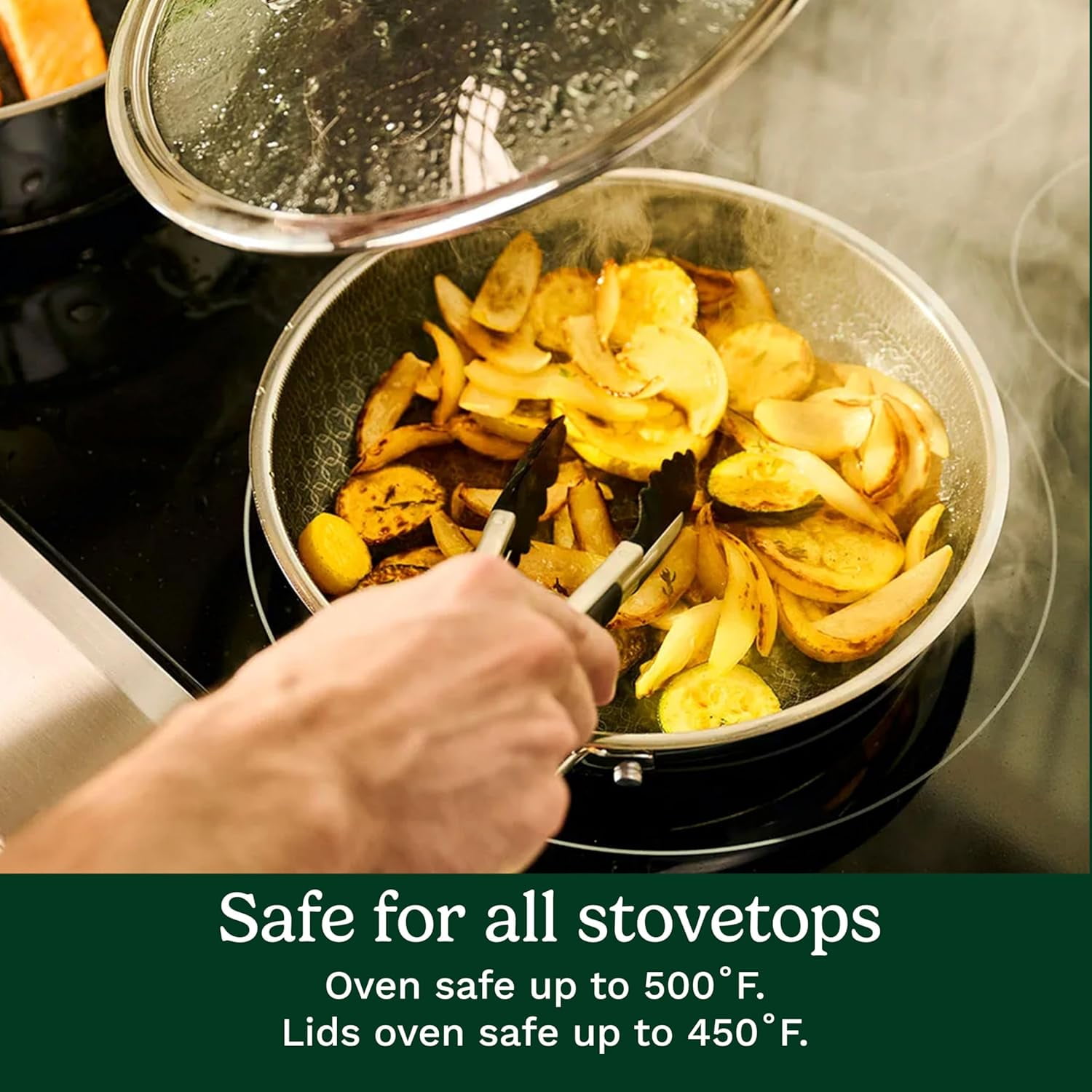 Cuisinart FusionPlus™ Non-Stick 10” Skillet, Stainless Steel Frying Pan, Compatible with Induction, PFAS-Free