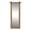 Brown Solid Rectangle 34" x 2" x 71", variant on DecMode 34" x 71" Brown Wall Mirror with Black Metal Hanging Rod