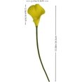 thumbnail image 4 of 10pcs Real Touch Artificial Calla Lily Flowers for Decoration, Outdoor Wedding Bouquets, Lifelike Faux Flowers for Home, Garden, Party, and Event Decor (Yellow), 4 of 5