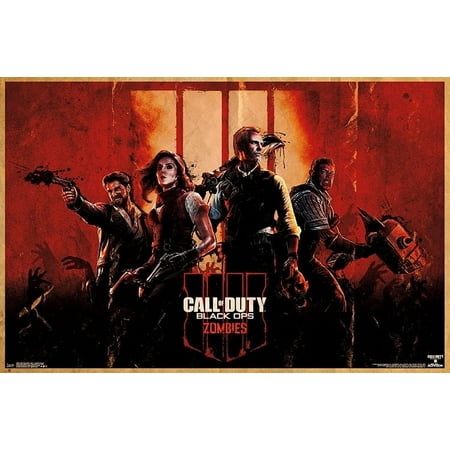 Call of Duty Black Ops 4 - Zombie Key Art Poster Print (34 x 22)
