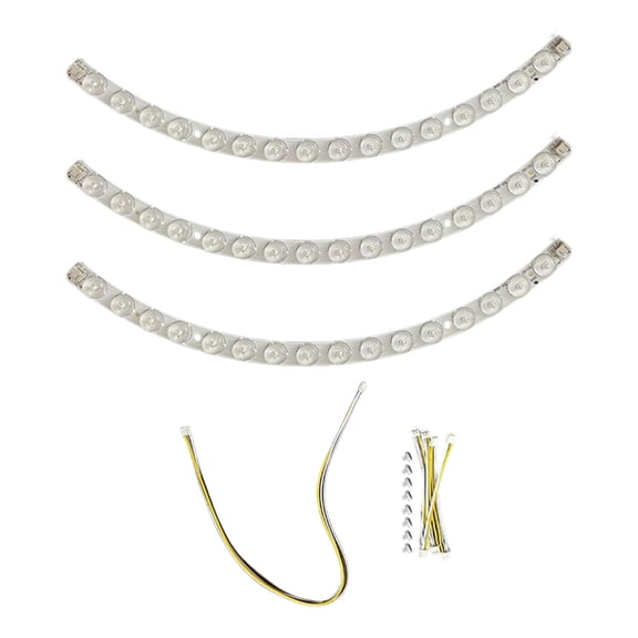 Bedroom Ceiling Fan Light LED 3 Color Lighting Quiet Motor Lens Energy Efficient