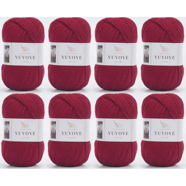 Fil de Laine Mérinos 100 % à 4 Brins, 50 g