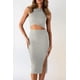 thumbnail image 5 of Vestido PRETTYGARDEN Midi Ajustado Sin Mangas Verde M, 5 of 5