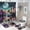 Ship-6, variant on Fantasy Ship Print Shower Curtain Set 4-Set Bathroom Decor Set Night Scene Moonlight Magical Includes U-Mat ,Toilet Cover Mat ,Floor Mat ,Shower Curtain with 12 Hooks,72inx72in