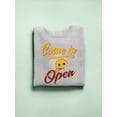 thumbnail image 3 of Welcome Vibes - Open Sign Emoji Graphic Women's Sweatshirt, 3 of 4