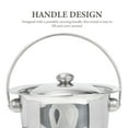 thumbnail image 2 of MIANGASTORE Stainless Steel Chamber Pot Portable Urinal with Lid Practical Spittoon Night Urine Pot, 2 of 9