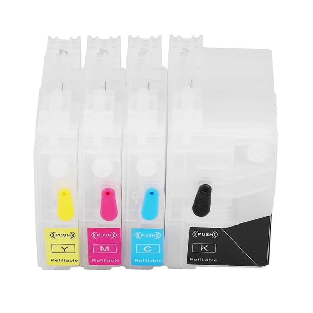 Ink Cartridge Red Blue Yellow Black 4 Colors Printing Accessory Set Kit for Printer LC3329