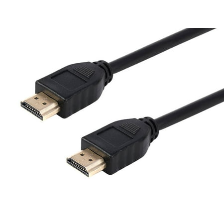 UPC: 0889028177280 | Monoprice Premium High Speed HDMI Cable – 6 Feet – Black | 4K@60Hz  HDR  18Gbps  YCbCr 4:4:4  OD 0.22in  30AWG  CL2 – Commercial Series