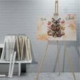 thumbnail image 4 of Hello Fall Devon Rex Scarf Welcome Autumn with Leaves Pumpkins Horizontal Matte Canvas Poster Cat Lover Kitten Owner Gifts Wall Art Home Decor - 00011, 4 of 5