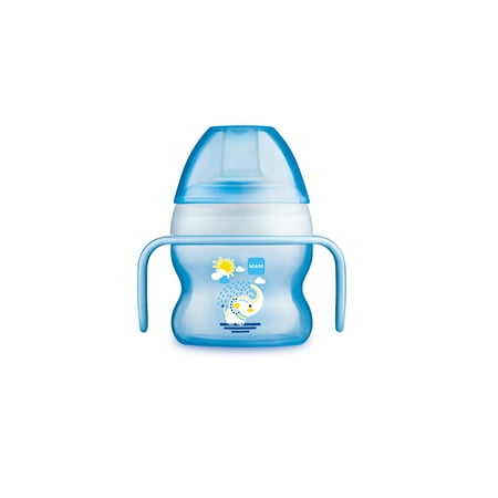 MAM Starter Cup, Starter Cups for Babies with Handles, Boy, 5 Ounces,