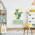 thumbnail image 2 of Reality Dragon Animal Life Quote Cartoon Quotes Decors Wall Sticker Art Design Decal for Girls Boys Kids Room Bedroom Nursery Kindergarten Home Decor Stickers Wall Art Vinyl Decoration (20x12 inch), 2 of 2