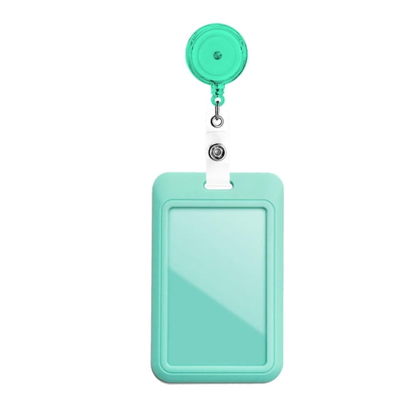 Retractable Badge Reel and ID Card Badge Holder Set Office Hospital Supplies Gift for Teacher Nurse