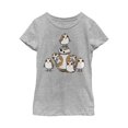 thumbnail image 1 of STAR WARS Girls' T-Shirt, Ath Heather, X-Small, 1 of 4