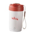 thumbnail image 3 of Taza mezcladora automática, taza mezcladora eléctrica, vaso de café automezclador de acero inoxidable blanco, 3 of 9