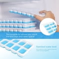 thumbnail image 4 of Paquete de bandejas de silicona para cubitos de hielo con tapas, sin BPA, flexibles, 56 moldes para cubitos de hielo, bandejas para cubitos de hielo de fácil liberación con tapas extraíbles sin derrames, aptas para lavavajillas, apilables y duraderas Ormromra LRWJ787-5, 4 of 6