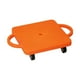 thumbnail image 1 of Tablero de scooter de piso con manijas de juego Juguete de motor con ruedas con ruedas Naranja, 1 of 8
