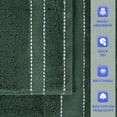 thumbnail image 5 of BNM Egypt Produced Giza Cotton Plush Bath Sheet Set of 2, Forest Green, 5 of 14