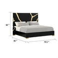 thumbnail image 5 of Goldie King Size Bed-Gold and Black Contemporary Bed-Solid Wood, 5 of 7