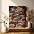 thumbnail image 6 of UXIEQU Vintage Books Canvas Wall Art Print 15.75x11.81 Inches, 6 of 8