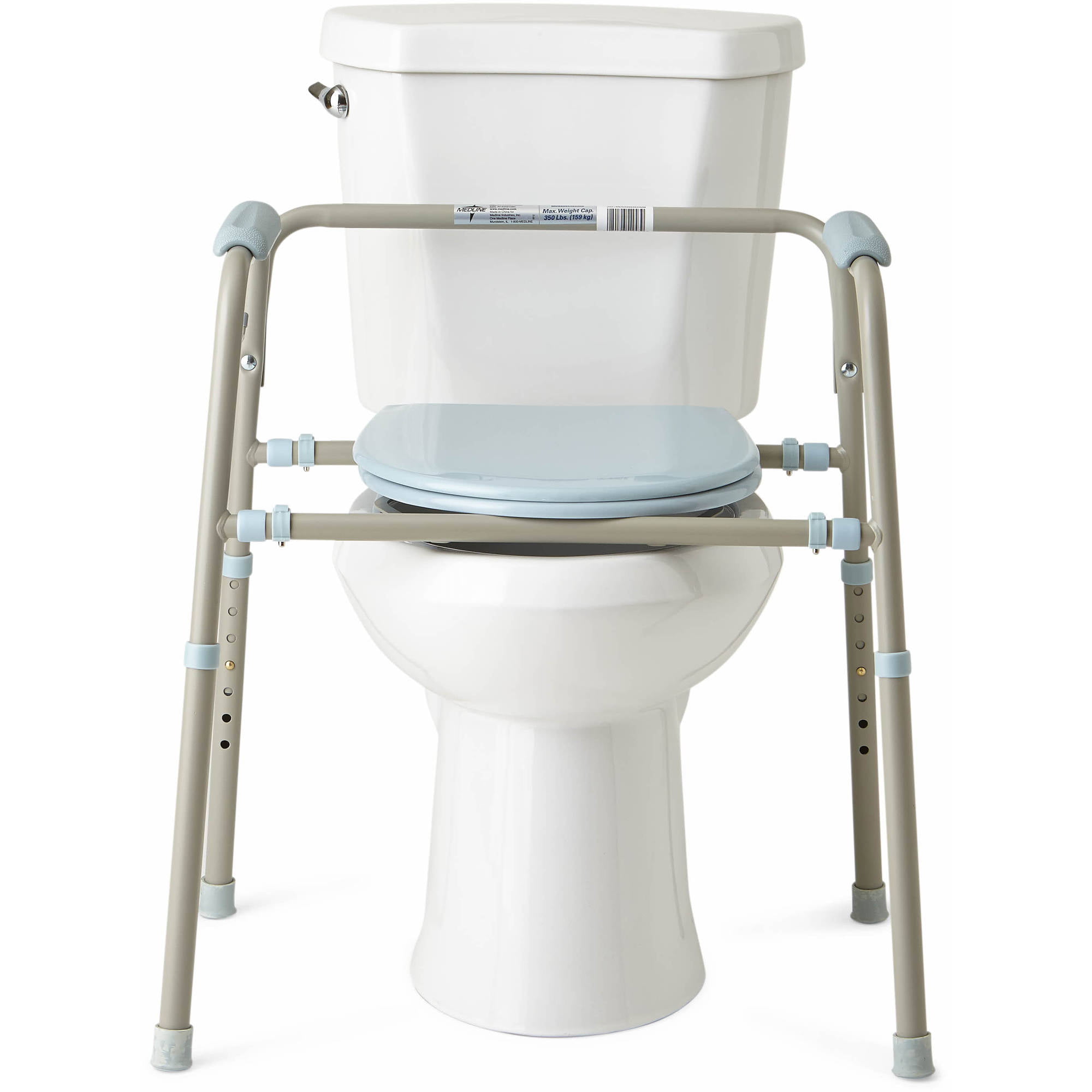 Bedside Toilet Commode Micro Ban 3 In 1 Steel Chamber Pot Collapsible