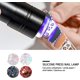 thumbnail image 5 of Mini linterna UV de 12 LED negra, curado de uñas, gel UV de 15 s, secado rápido, lámpara de curado, lámpara con sensor UV, lámpara para uñas, lámpara de curado, 5 of 5