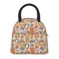 thumbnail image 1 of Balery Colorful Owls Bolsa de Almuerzo para Mujeres, Caja de Almuerzo, Bolsa de Almuerzo Pequeña Impermeable, Tote de Almuerzo Reutilizable con Gran Capacidad, 1 of 6