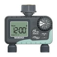 thumbnail image 1 of NANSHUI Smart Dual-Zone Garden Irrigation Timer with Weather-Based Scheduling, No Battery Included, 1 of 7