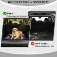 thumbnail image 4 of Qpednta Western Horse Cargo Liner Floor Mat Universal Fit 29"x39", All Weather Anti-Slip Rear Trunk Protection Easy To Clean Car Accessories for Car SUV Sedan, 4 of 7