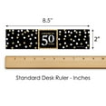thumbnail image 5 of Big Dot of Happiness Adult 50th Birthday - Gold - Birthday Party Water Bottle Sticker Labels - Set of 20, 5 of 5