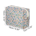 thumbnail image 2 of 1 Pc Bolsa de Cosméticos Portátil de Peonía para Vacaciones y Viajes de Negocios Rosa Claro de Poliéster, 2 of 3