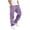 Purple, variant on Boys Cargo Pants Zeophrasy Children's Solid Color Loose Casual Fashionable Elastic Waist Casual Sports Workwear Pants Kids
