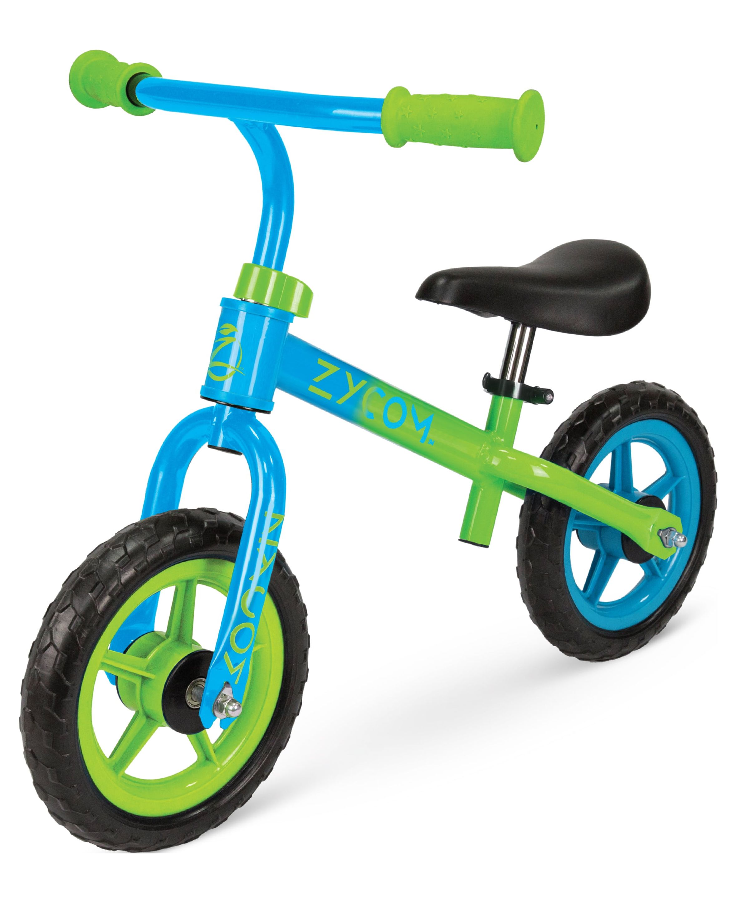 Zycom 10-inch Toddlers Balance Bike Adjustable Helmet Airless Wheels Lightweight Training Bike Blue - image 11 of 12